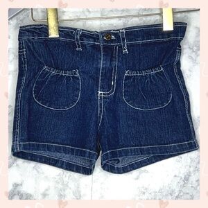 Dollhouse Girls Sailor Dark Wash Denim Jean Shorts 14/16 Y2K
